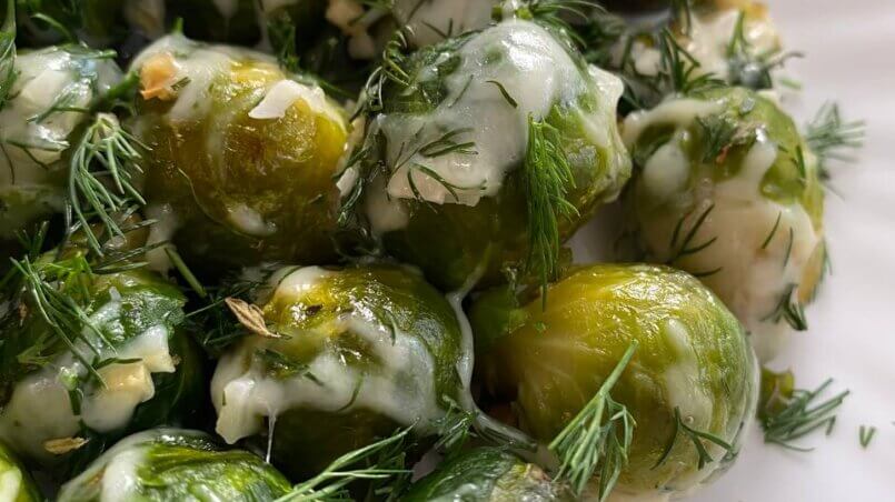 Брюссельская капуста с сыром
